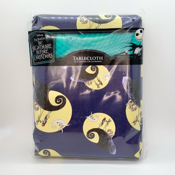Disney Dining Nwt The Nightmare Before Christmas Pvc Tablecloth 7
